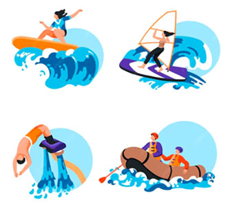 Water sports equipment